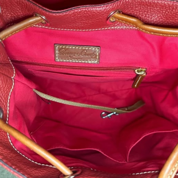 Dooney & Bourke Red Medium Murphy Backpack - Picture 2 of 4